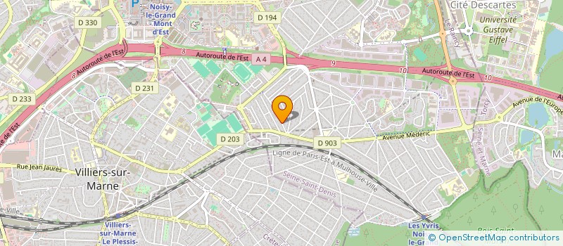 localisation de l'entreprise MONSIEUR FILIPE DOS SANTOS  NOISY-LE-GRAND