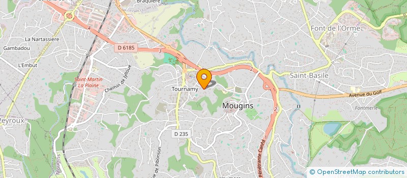 localisation de l'entreprise MONSIEUR FILIPE LOBATO TEIXEIRA  MOUGINS