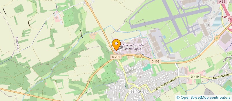 localisation de l'entreprise MONSIEUR FILIPE LOPES DA SILVA REBELO  HESINGUE