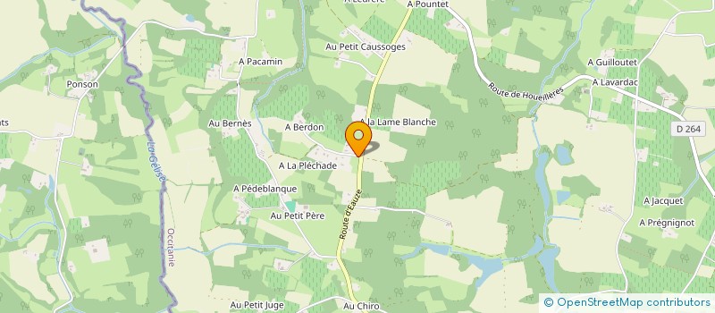 localisation de l'entreprise MONSIEUR FILIPE LOPES DE FIGUEIREDO  CASTELNAU D'AUZAN LABARRERE