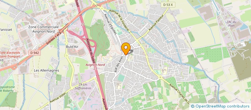 localisation de l'entreprise MONSIEUR FILIPE MANUEL DE ALMEIDA ROSA  VEDENE