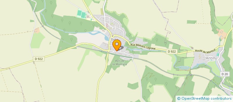 localisation de l'entreprise MONSIEUR FILIPE MANUEL RODRIGUES MENDES  BETZ