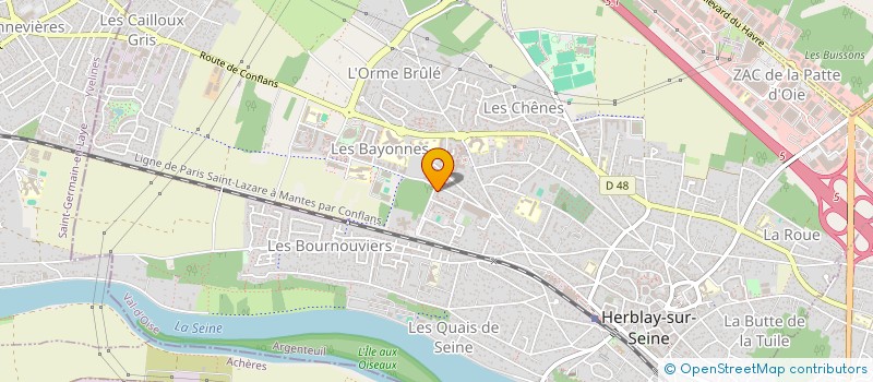 localisation de l'entreprise MONSIEUR FILIPE MAXIMO LAVRADOR  HERBLAY-SUR-SEINE