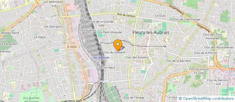 localisation de l'entreprise MONSIEUR FILIPE MENDES VIEIRA à FLEURY-LES-AUBRAIS