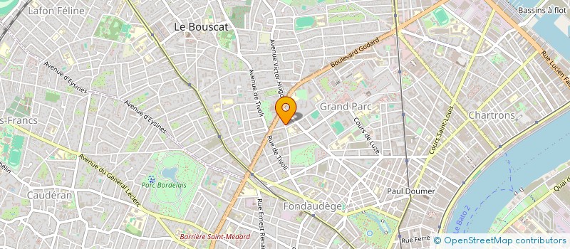 localisation de l'entreprise MONSIEUR FILIPE PEDREIRA DE BRITO  BORDEAUX