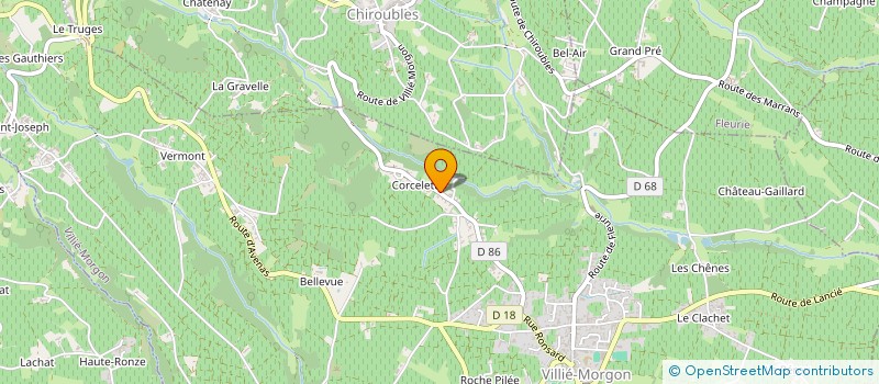 localisation de l'entreprise MONSIEUR FILIPE PEREIRA  AFONSO  VILLIE-MORGON