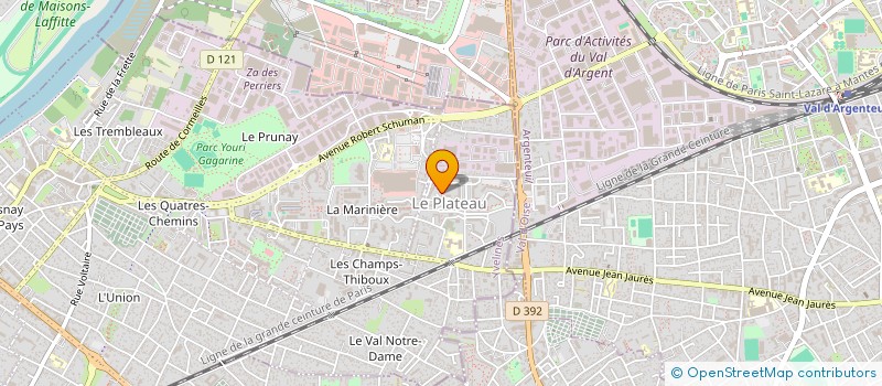 localisation de l'entreprise MONSIEUR FILIPE PEREIRA AUGUSTO  SARTROUVILLE