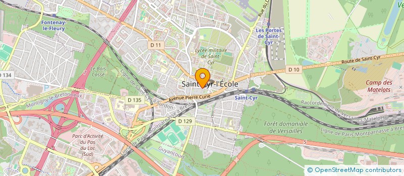 localisation de l'entreprise MONSIEUR FILIPE RIBEIRO  SAINT-CYR-L'ECOLE