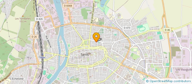 localisation de l'entreprise MONSIEUR FILIPE RIBEIRO COSTA  SENS