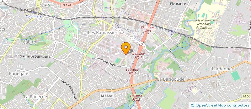 localisation de l'entreprise MONSIEUR FILIPE RODRIGUES CARNEIRO à COLOMIERS