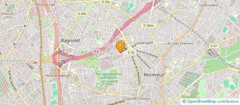 localisation de l'entreprise MONSIEUR FILIPE SANCHEZ GOUVEA DOURADO à MONTREUIL