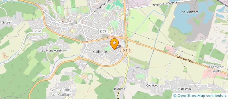 localisation de l'entreprise MONSIEUR FILIPE SANTOS DA SILVA  GAILLON