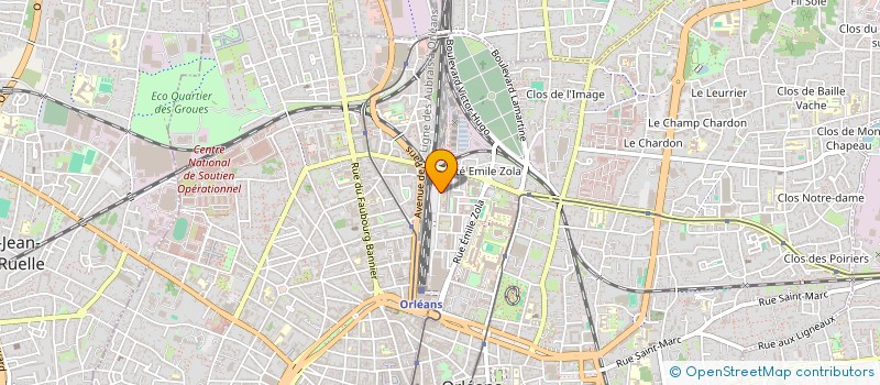 localisation de l'entreprise MONSIEUR FILIPE SCHULTZ DE MENEZES  ORLEANS