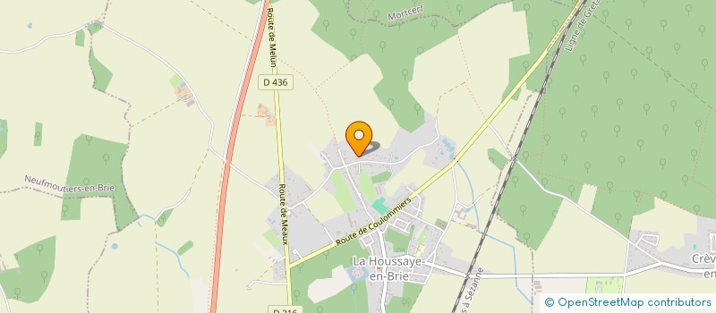 localisation de l'entreprise MONSIEUR FILIPE SOUSA DOS SANTOS  LA HOUSSAYE-EN-BRIE