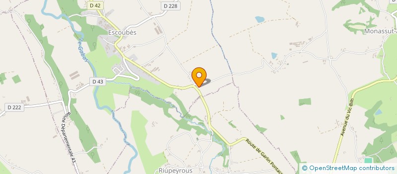 localisation de l'entreprise MONSIEUR FILIPE TEIXEIRA DE CARVALHO  ESCOUBES