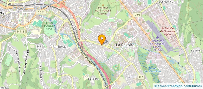 localisation de l'entreprise MONSIEUR FILIPO ABREU à LA RAVOIRE