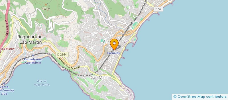 localisation de l'entreprise MONSIEUR FILIPPO BARBERA  ROQUEBRUNE-CAP-MARTIN