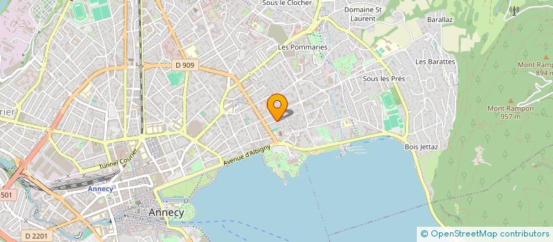 localisation de l'entreprise MONSIEUR FILIPPO BELLACCOMO  ANNECY