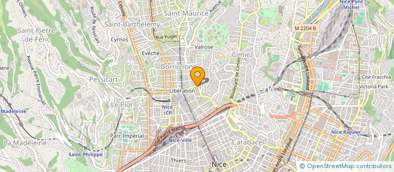 localisation de l'entreprise MONSIEUR FILIPPO CASAVECCHIA à NICE