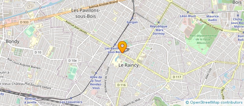 localisation de l'entreprise MONSIEUR FILIPPO CHIARENZA à LE RAINCY