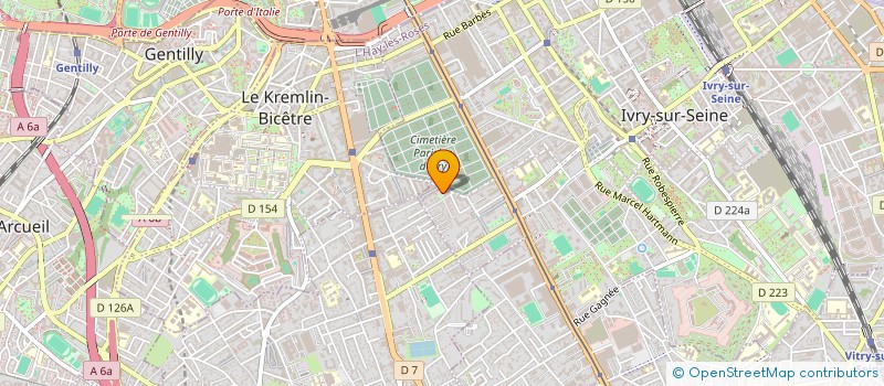 localisation de l'entreprise MONSIEUR FILIPPO FABBRI  IVRY-SUR-SEINE