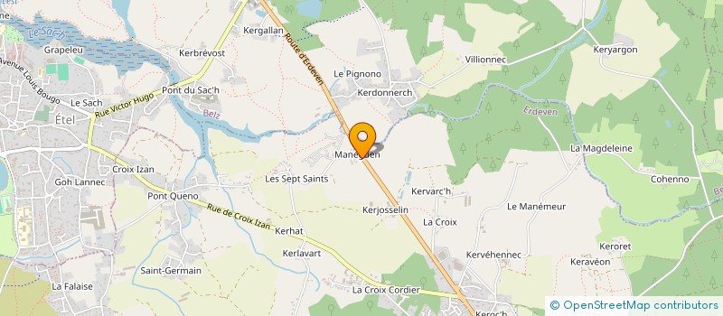 localisation de l'entreprise MONSIEUR FILIPPO GERANEO  ERDEVEN