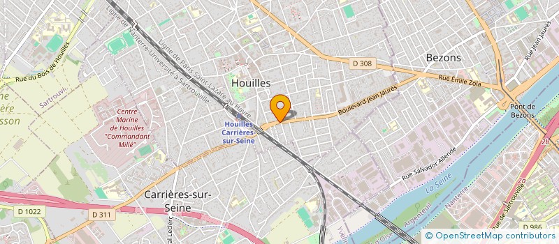 localisation de l'entreprise MONSIEUR FILIPPO LEONARDO CARMELO  HOUILLES