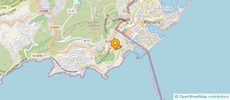 localisation de l'entreprise MONSIEUR FILIPPO PARADISO  CAP-D'AIL