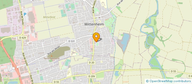 localisation de l'entreprise MONSIEUR FILIPPO SCIGLITANO à WITTENHEIM