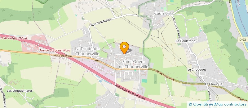 localisation de l'entreprise MONSIEUR FILIPPO SECCHI à SAINT-OUEN-DE-THOUBERVILLE