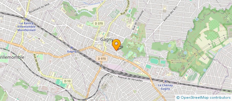 localisation de l'entreprise MONSIEUR FILIPPO VANNINI à GAGNY