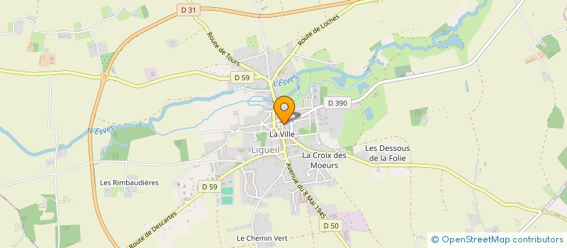 localisation de l'entreprise MONSIEUR FILLET TONY  LIGUEIL