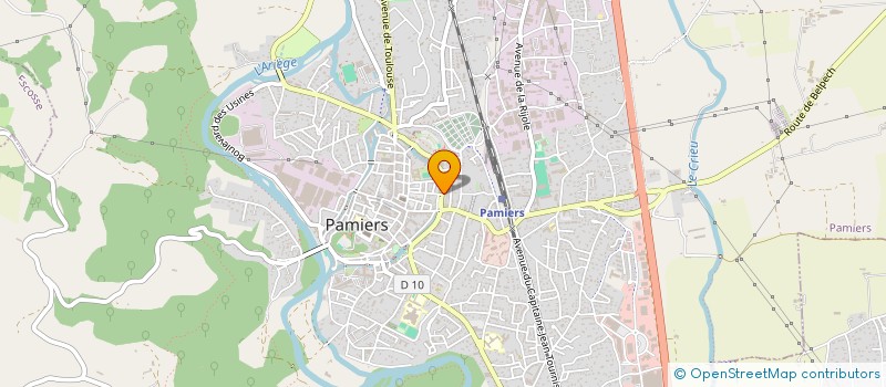 localisation de l'entreprise MONSIEUR FIODAR SOURGANOV à PAMIERS