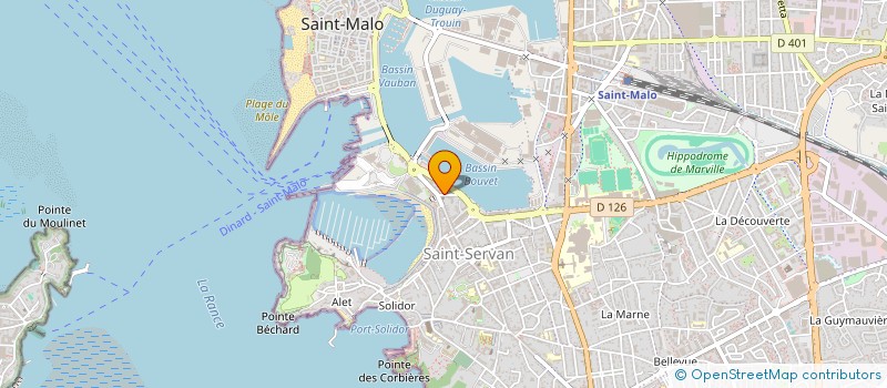 localisation de l'entreprise MONSIEUR FIODOR COBASNEAN à SAINT-MALO