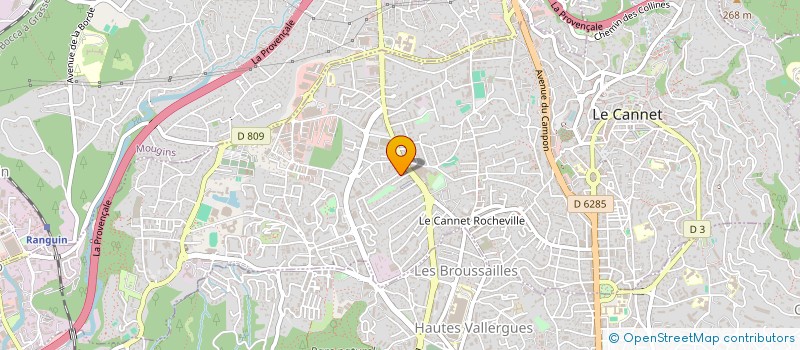 localisation de l'entreprise MONSIEUR FIODOR GRANETCHII à LE CANNET