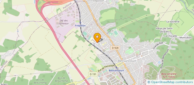 localisation de l'entreprise MONSIEUR FIORE DA SILVA PIRES  BESSANCOURT