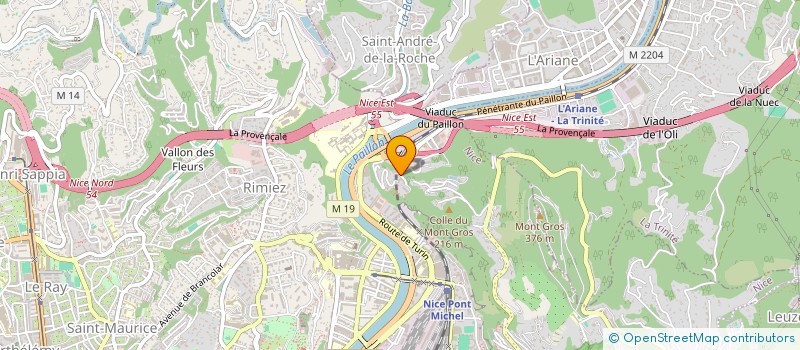 localisation de l'entreprise MONSIEUR FIRAS BHIRI  NICE