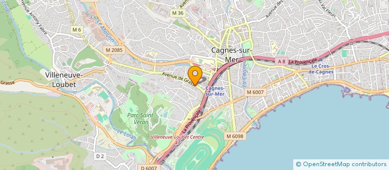 localisation de l'entreprise MONSIEUR FIRAS CHELBI à CAGNES-SUR-MER