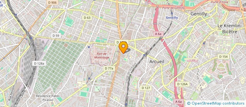 localisation de l'entreprise MONSIEUR FIRAS DHOUIB  ARCUEIL