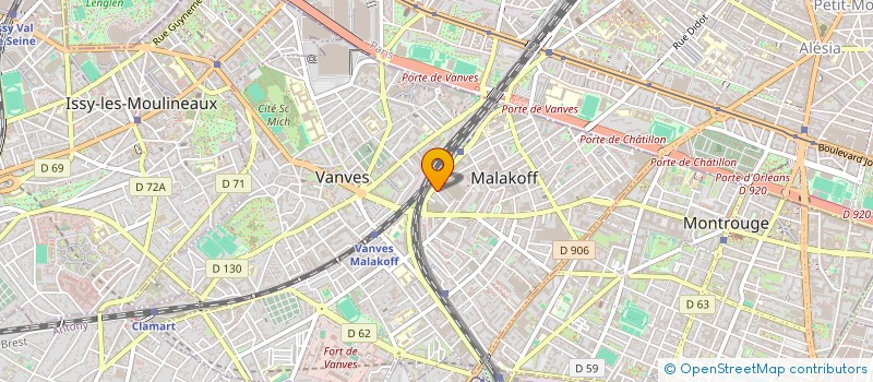 localisation de l'entreprise MONSIEUR FIRAS FESSI  MALAKOFF