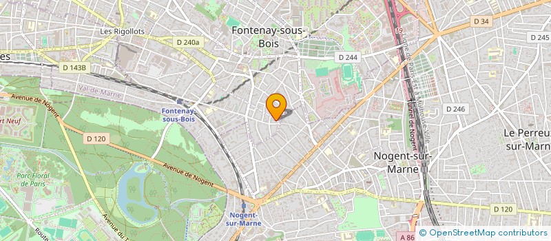 localisation de l'entreprise MONSIEUR FIRAS GABRI à FONTENAY-SOUS-BOIS