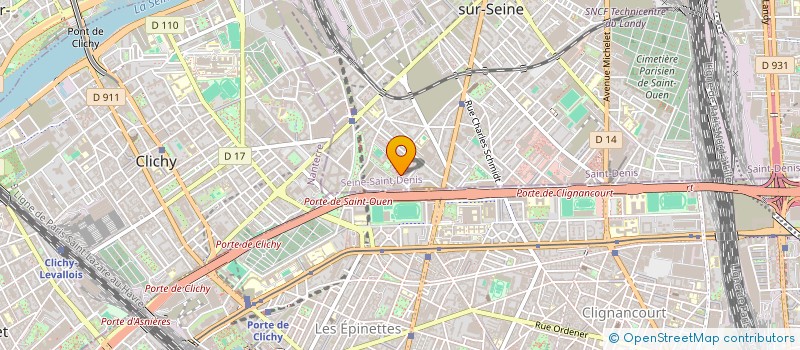 localisation de l'entreprise MONSIEUR FIRAS KARAOUDI à SAINT-OUEN-SUR-SEINE