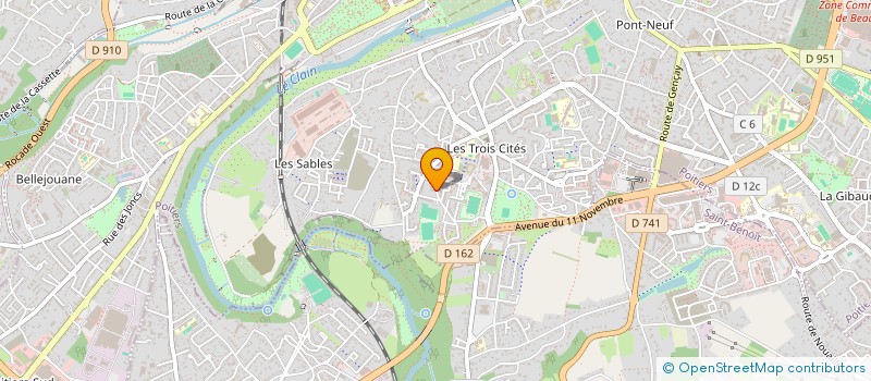 localisation de l'entreprise MONSIEUR FIRAS SAKARYA  POITIERS