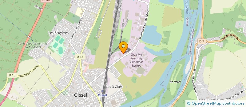 localisation de l'entreprise MONSIEUR FIRASS ZETOUN  OISSEL