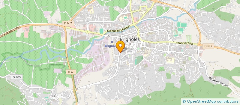 localisation de l'entreprise MONSIEUR FIRAT GUNER à BRIGNOLES