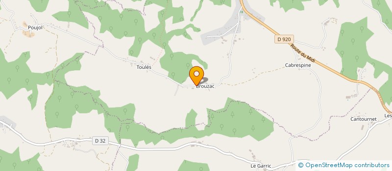 localisation de l'entreprise MONSIEUR FIRMIN ANDRIEU à ARPAJON-SUR-CERE