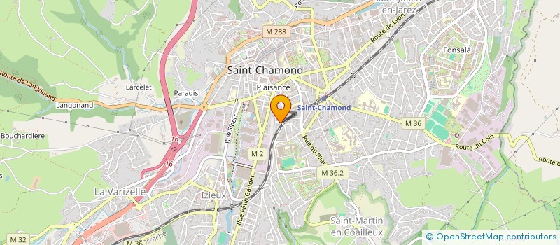 localisation de l'entreprise MONSIEUR FIRMIN BARNASSON à SAINT-CHAMOND