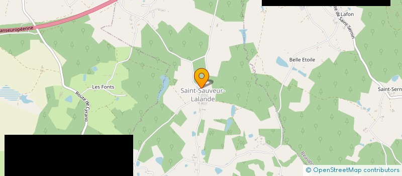localisation de l'entreprise MONSIEUR FIRMIN BERLAND  SAINT-SAUVEUR-LALANDE