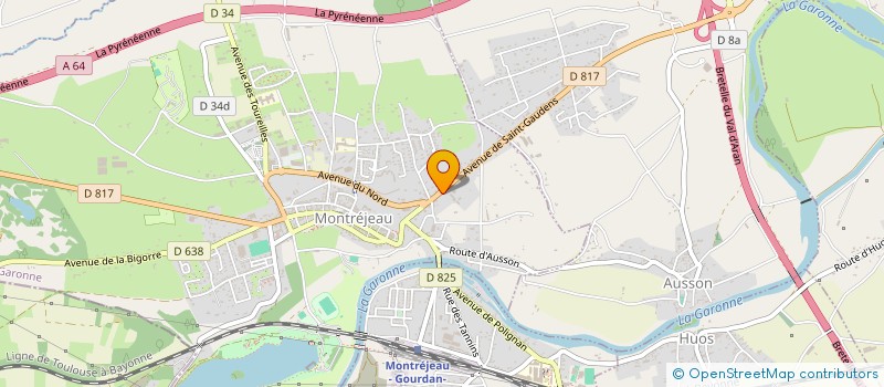 localisation de l'entreprise MONSIEUR FIRMIN COMA  MONTREJEAU