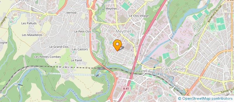 localisation de l'entreprise MONSIEUR FIRMIN ENCRENAZ à ANNECY